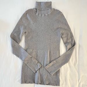 WHBM Grey Turtleneck size Medium
